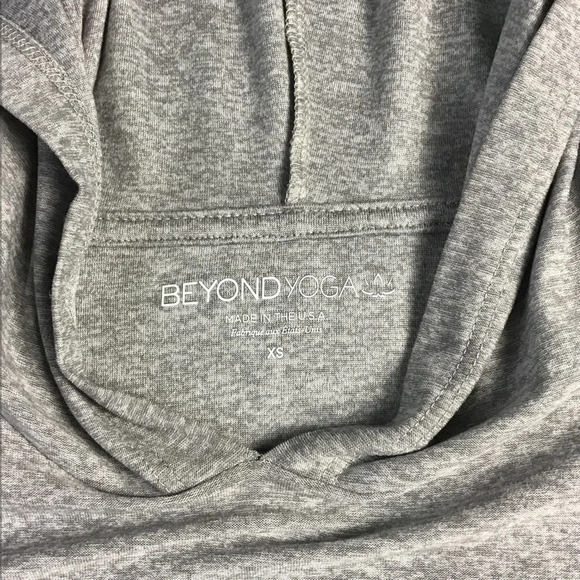 Beyond Yoga Set it Free Hoodie Gray Women’s Size XS - Picture 5 of 7